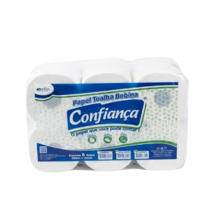 PAPEL TOALHA BOBINA 200X20CM 6 UNIDADES PREMIUM